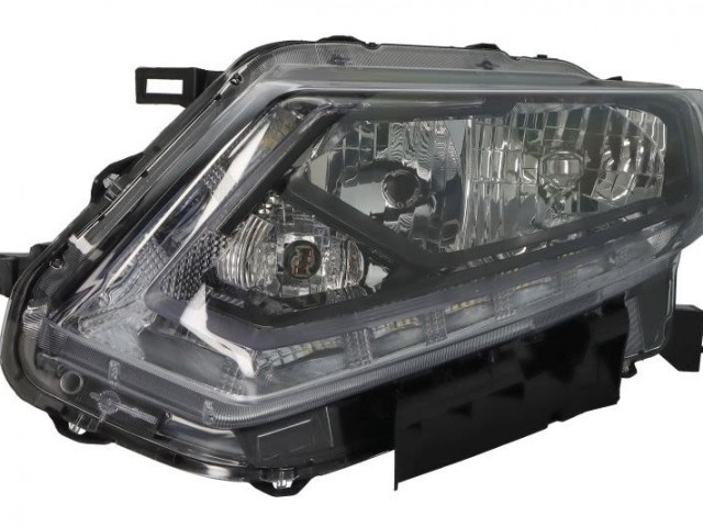 Nissan X-Trail 2014.06.01-2017.08.01 utángyártott új bal első fényszóró H11/H9 LED-es (motorral) TYC