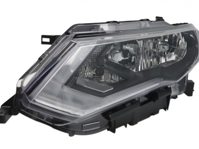 Nissan X-Trail   2017.09.01-2022.08.30 utángyártott új bal első fényszóró H11/H9/LED+napp.f. (motorral) TYC