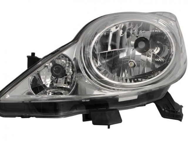Peugeot 107 2005-2012 utángyártott új bal első fényszóró H4 (motorral) TYC