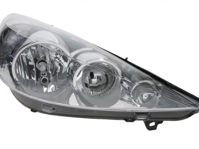 Peugeot 206 2009-2012 utángyártott új jobb első fényszóró H7/H1 motorral TYC