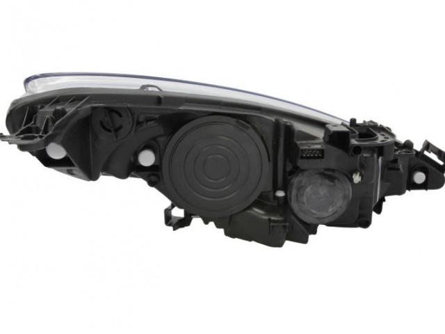 Peugeot 207 2006-2013 utángyártott új bal első fényszóró 2H7/H1 proj. (motorral) TYC