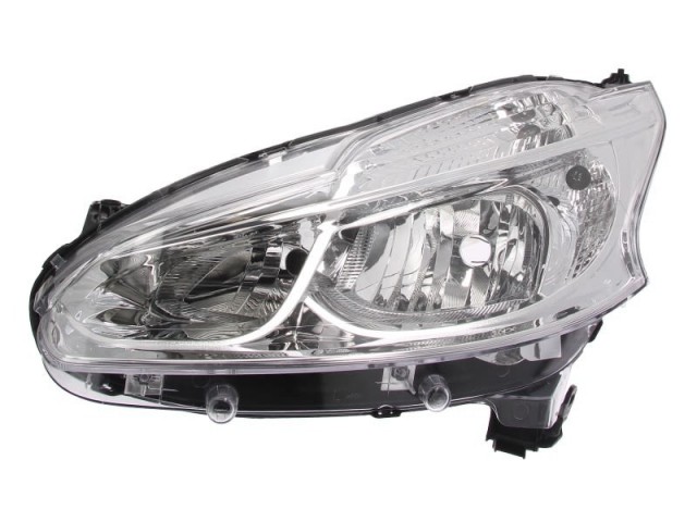 Peugeot 208 2012.01.01-2019.04.30  utángyártott új bal első fényszóró 2H7 (motoros) TYC
