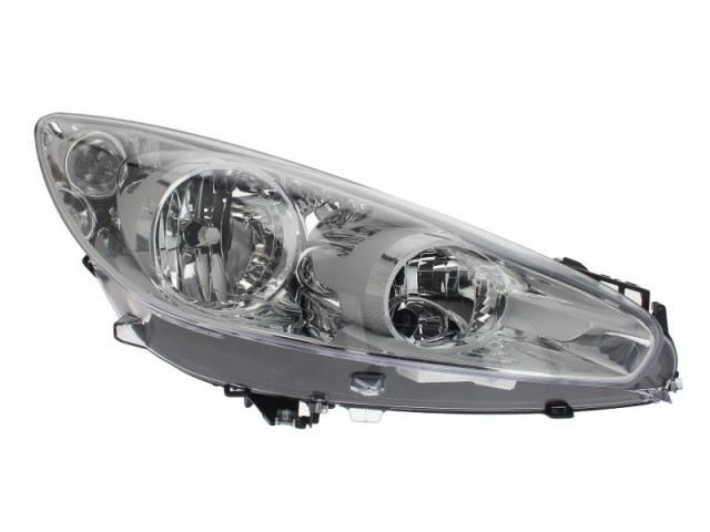 Peugeot 308, RCZ utángyártott új jobb első fényszóró H7/H1 (motorral) TYC