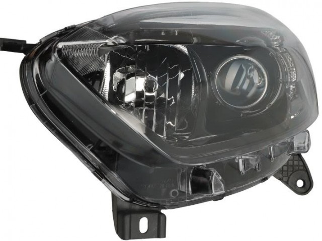 Renault Captur utángyártott új bal első fényszóró H1/H1 fekete h. (motorral) TYC