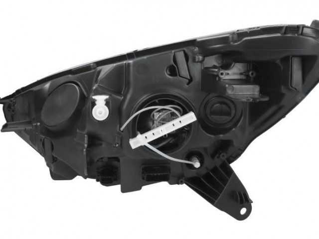 Renault Captur utángyártott új jobb első fényszóró H1/H1 fekete h. (motorral) TYC