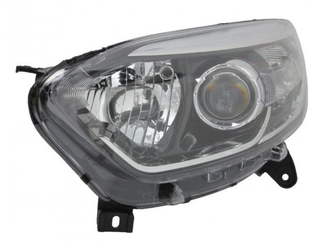 Renault Captur utángyártott új bal első fényszóró H1/H1 króm h. (motorral) TYC