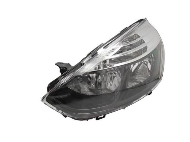 Renault Clio IV, Clio Grandtour utángyártott új bal első fényszóró H1/H7 fekete h. (motorral) TYC