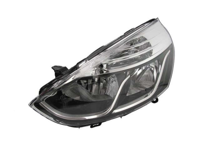 Renault Clio IV, Clio Grandtour utángyártott új bal első fényszóró H1/H7 króm h. (motorral) TYC