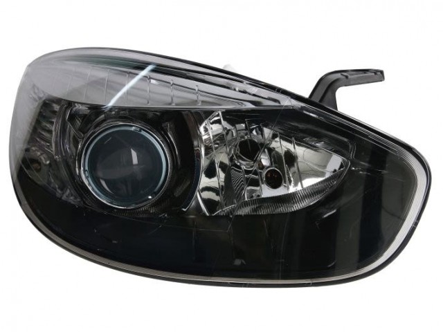 Renault Fluance utángyártott új jobb első fényszóró 2H7 fekete házas (motorral) TYC