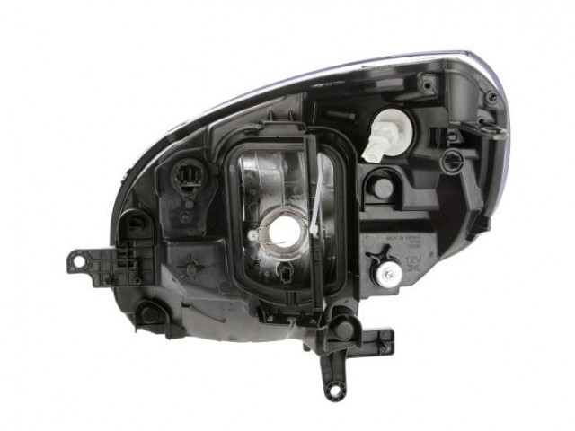Renault Kangoo utángyártott új jobb első fényszóró H4 króm házas (motoros) TYC