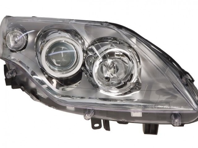 Renault Laguna utángyártott új jobb első fényszóró 2H7 króm házas (motoros) TYC