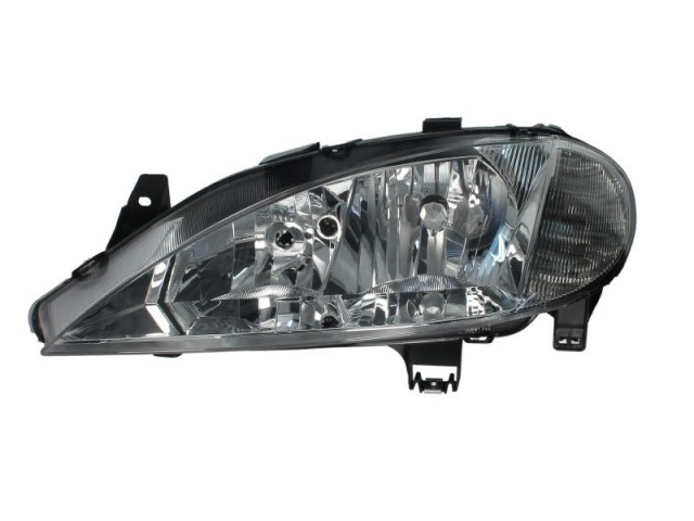 Renault Megane I. utángyártott új bal első fényszóró H1/H7 (belülr. áll.) TYC
