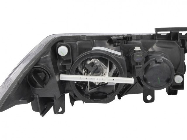 Renault Megane II. utángyártott új bal első fényszóró H1/H7 (motorral) lökh. tartóval TYC
