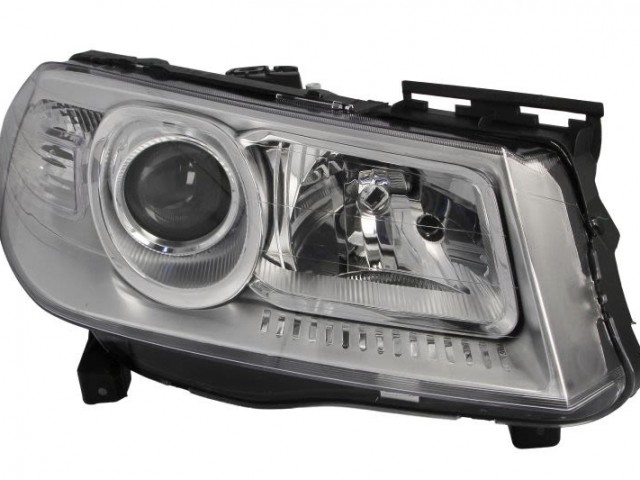 Renault Megane II. utángyártott új jobb első fényszóró H1/H7 (motorral) lökh. tartóval TYC