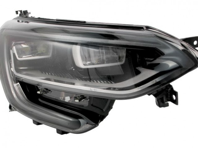 Renault Megane IV. utángyártott új jobb első fényszóró LED fekete h. (motoros) TYC