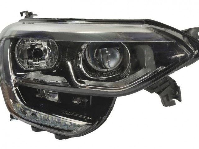 Renault Megane IV. utángyártott új jobb első fényszóró 2H7+LED króm ház. (motoros) TYC