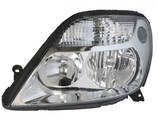 Renault Megane Scenic utángyártott új bal első fényszóró H1/H7 (belülr. áll.) TYC