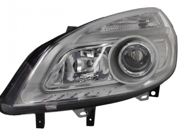 Renault Megane Scenic utángyártott új bal első fényszóró H1/H7 króm h. (motoros) TYC
