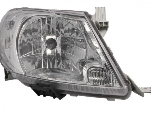 Toyota Hilux 2008.01.01-2015.12.01 utángyártott új jobb első fényszóró H4 fehér villogóval 08.01- (motoros) TYC