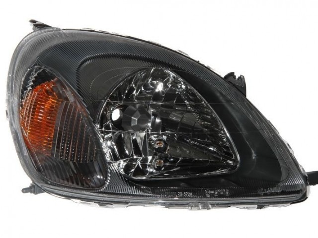 Toyota Yaris utángyártott új jobb első fényszóró H4 Stanley tip.(motorral) TYC