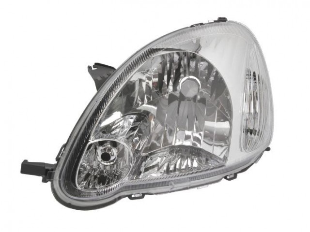 Toyota Yaris 2003.02.01-2005.12.31 utángyártott új bal első fényszóró H4 (belülr. áll.) Valeo typ. TYC