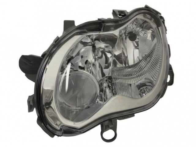 Smart Fortwo utángyártott új bal első fényszóró H7/H1 03-tól (motorral) TYC