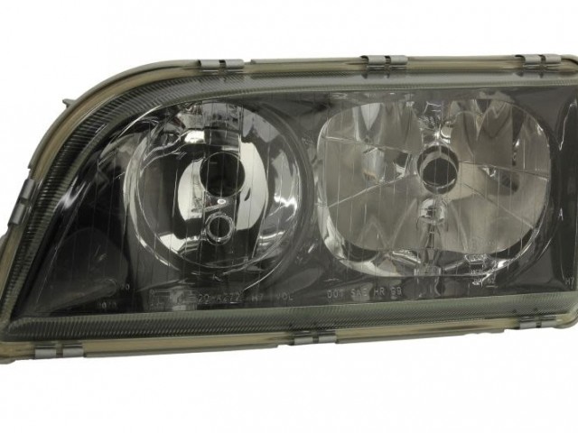 Volvo S40 utángyártott új bal első fényszóró 2H7 00.7-03.12 fekete házas (bel.áll.) TYC