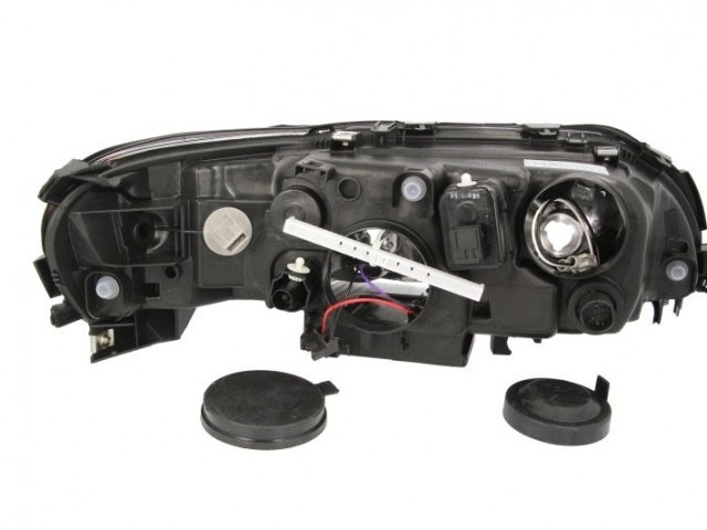 Volvo S60, V70, XC70 utángyártott új bal első fényszóró H7/H9 szürke h.,05-től (motorral) TYC