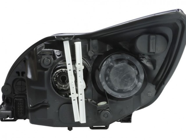 Ford Focus II. 2007.09.01-2011.02.28 utángyártott új jobb első fényszóró XENON fekete házas (motorral)  TYC