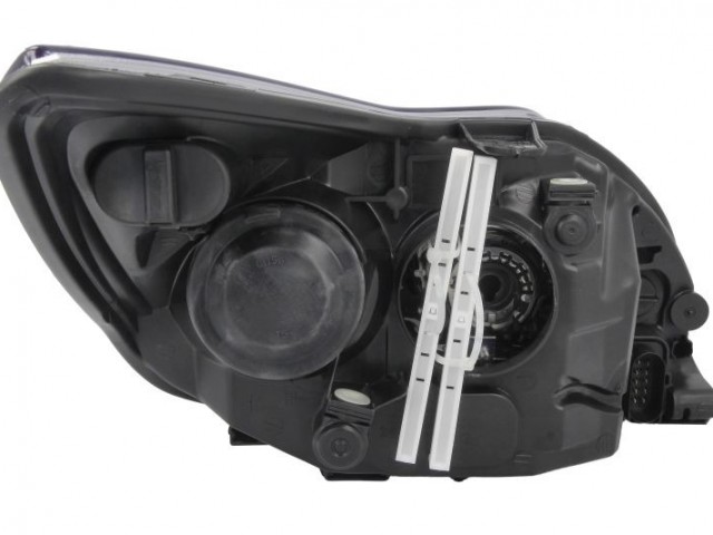 Ford Focus II.  2007.09.01-2011.02.28  utángyártott új bal első fényszóró XENON fekete házas (motorral)  TYC