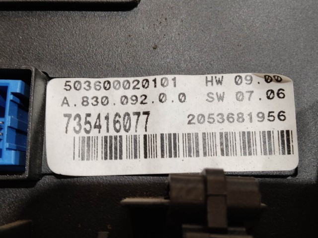 217343 Fiat Stilo digit klímás Fűtés kapcsolók 735416077