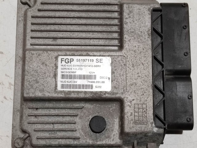 Opel Combo C 2002-2012 1,3 16v Diesel motorvezérlő FGP 58CSGEM9F 55197119