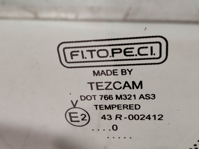 Fiat Fiorino , Qubo 2007-2024 Üveg használt zöld sötétített, fix bal hátsó karosszériában