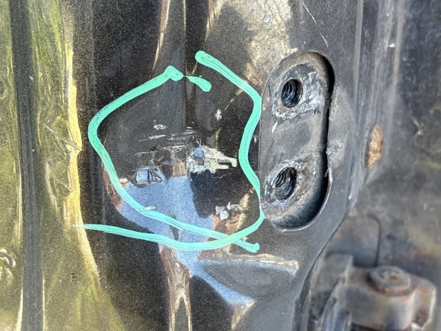 216228 Fiat Doblo 2000-2009 bal első ajtó, a képen látható sérüléssel