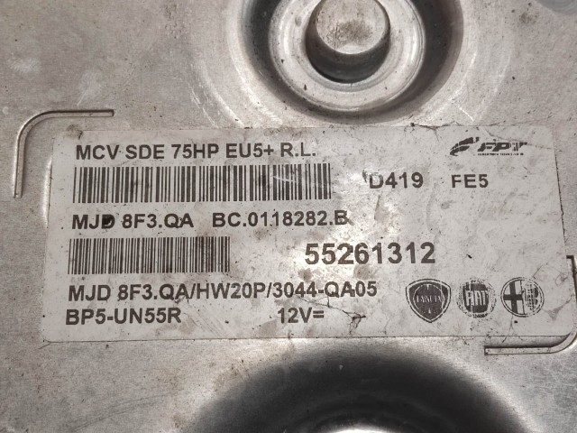 Fiat Fiorino , Qubo 2007-2024 1,3 16v Diesel motorvezérlő 55261312