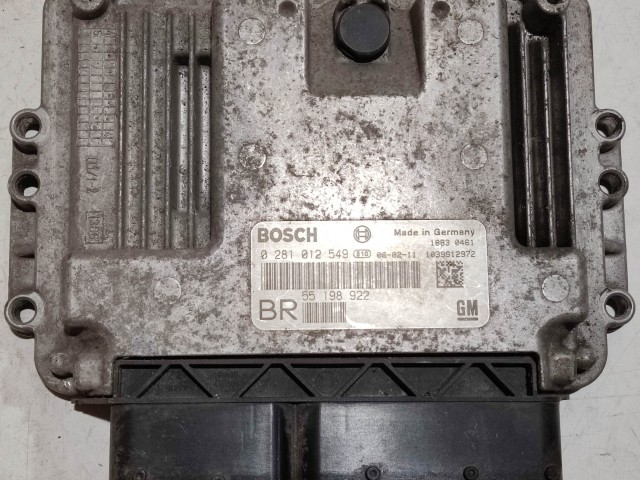 Opel Zafira B 2005-2014 1,9 Diesel Motorvezérlő 0281012549 , 55198922