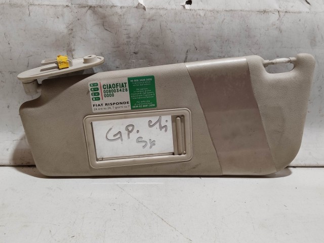 218583 Fiat Grande Punto  2005-2009 tükrös bal napellenző, bézs 