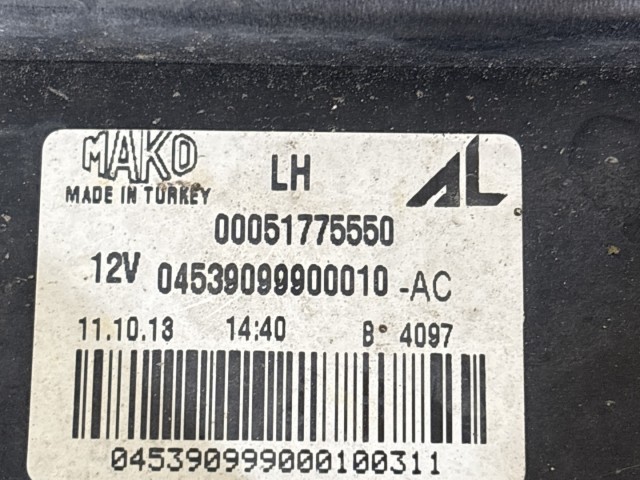 Lancia Delta 2009-2014 Ködlámpa használt bal