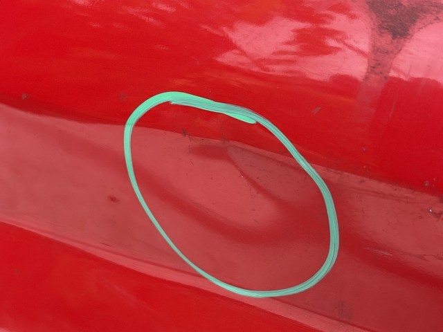 216681 Ford Fiesta 2008-2017 5 ajtós bal első ajtó, a képen látható sérüléssel