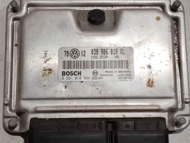Volkswagen Passat B5.5 1,9 Diesel, Skoda Superb 2001-2008 1,9 Diesel motorvezérlő  0281010944 , 038906019GL