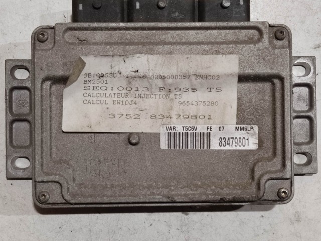 Peugeot 307 2001-2008 2,0 16v Benzin motorvezérlő Magnetti Marelli SW16.743.004 , SW9654375280