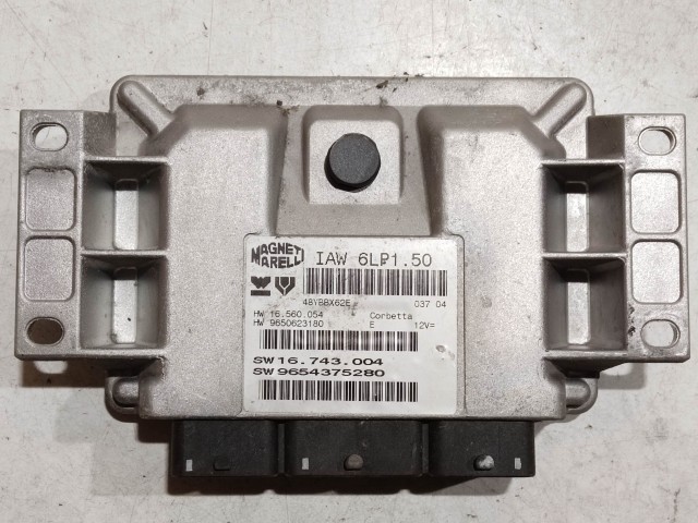 Peugeot 307 2001-2008 2,0 16v Benzin motorvezérlő Magnetti Marelli SW16.743.004 , SW9654375280