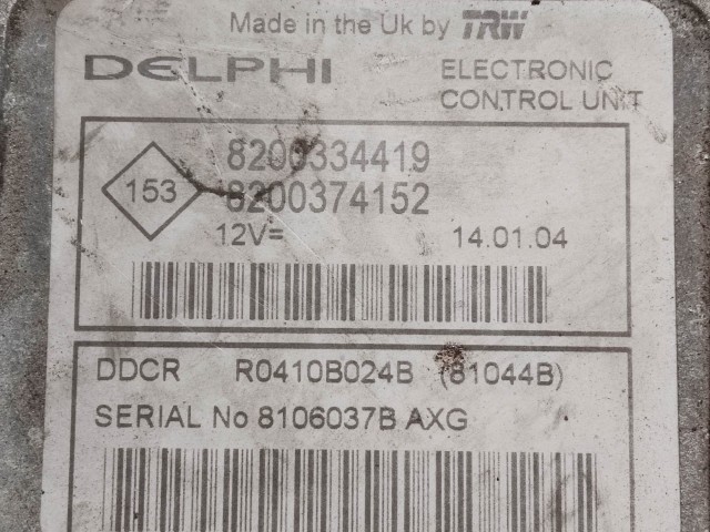 Renault Megane II. 2002-2008 2008 Motorvezérlő használt  8200414354 
