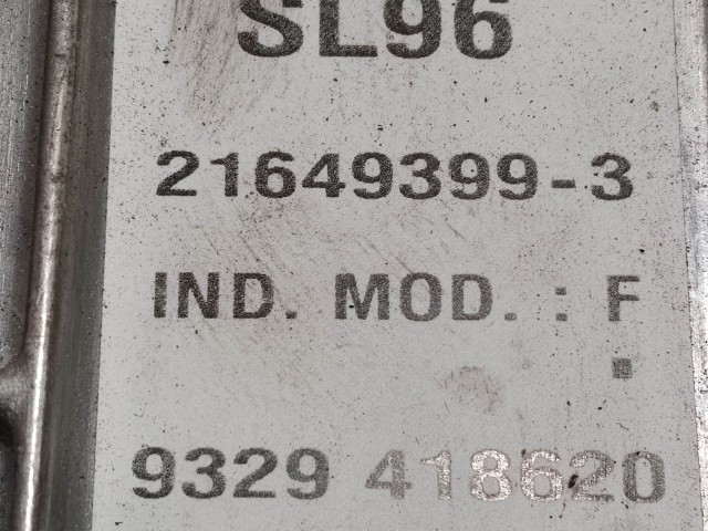 Peugeot 307 2001-2008 1,6 16v benzin motorvezérlő 96325202280