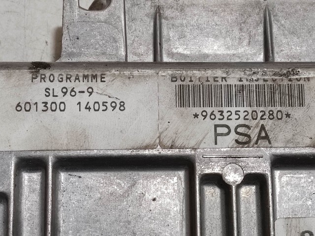 Peugeot 307 2001-2008 1,6 16v benzin motorvezérlő 96325202280