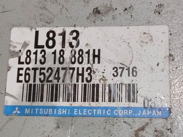 Mazda 6 2002-2007 1,8 16v benzin motorvezérlő  E6T52477H3 L81318881H