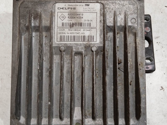 218403 Renault Megane II. 1,5 Diesel motorvezérlő 8200414354  a képen látható sérüléssel 8200414354 