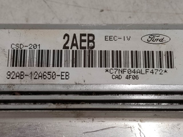 Ford Fiesta, Escort motorvezérlő 92AB-12A650-EB