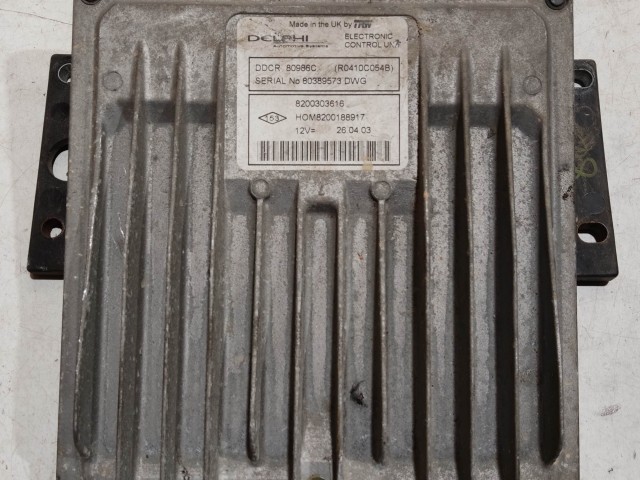 Renault Thalia, Clio II., Kangoo 1,5 Diesel motorvezérlő  Delphi 80389573DWG 8200303616