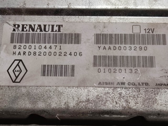 Renault Laguna 3,0 v6 24v benzin autómata váltó vezérlő elektronika RENAULT  8200104471